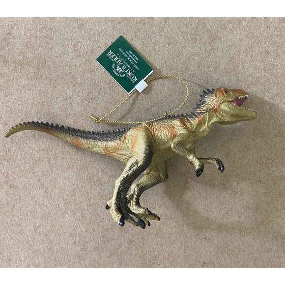 Kurt Adler Dinosaur Ornament Prehistoric Plastic Christmas Tyrannosaurus Rex - Picture 7 of 7